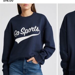 FAVORITE DAUGHTER Navy Blue Women's Sweater